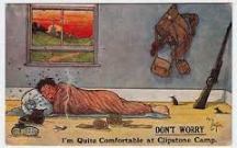 Reg Carter's postcard take on life at Clipstone Camp