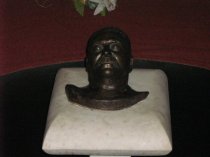Stalin's death mask - in the museum at Gori (Photo: B Spender)