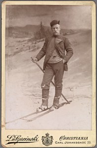 Fridtjof Nansen. A renowned adventurer and later a "peacemaker", Nansen was a passionate skier.