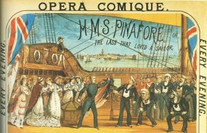 Two weeks before Spender went down to Plymouth, HMS Pinafore opened in London